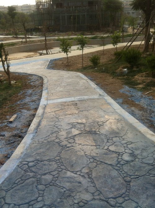 上海松江彩色壓印地坪設(shè)計方案仿木紋壓花地坪模具批發(fā)